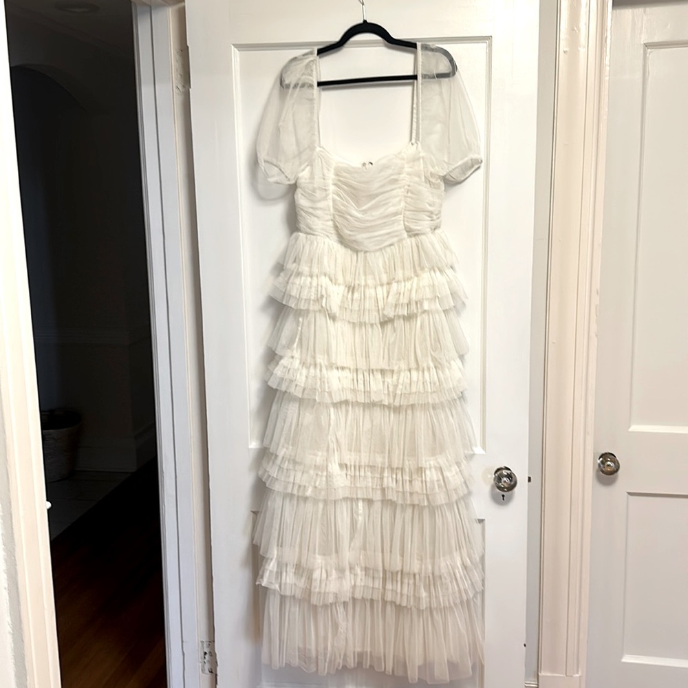 NWT tiered tulle wedding dress or party dress!
